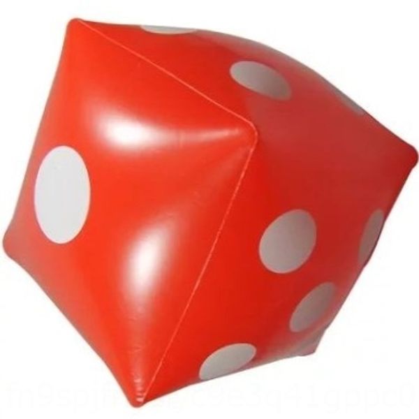 

movable dice pvc inflatable balloon party toy inflatable toy educational sieve
