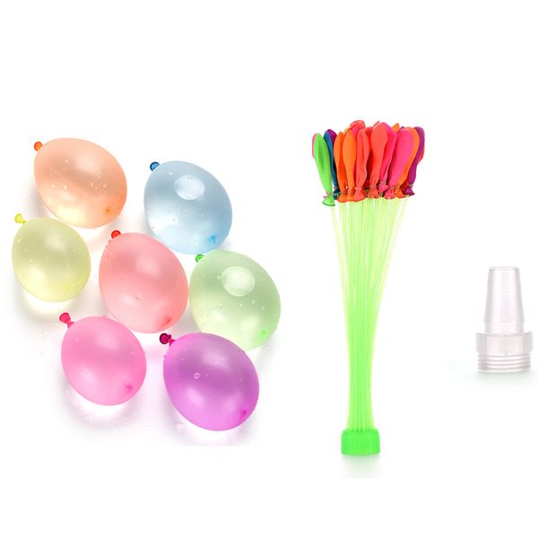 

111pcs Water Balloons Summer Outdoor Party Toy Rapid Injection Water Balloon Bombs Novelty Gag Toys For Children DHL Free Shipping 02