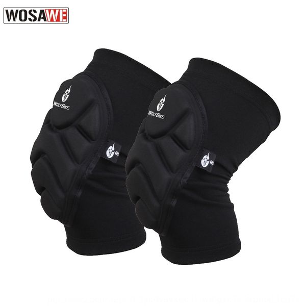 

wosawe dancing skating anti-collision skiing roller skating anti-fall soft knee pad kneeling anti-collision injury knee pad cover, Black;gray