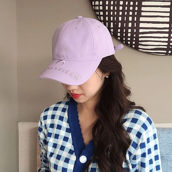 

eoo8k korean version of ins letter embroidery baseball embroidered baseball children' summer fashion all-match cap fashionable male st, Blue;gray