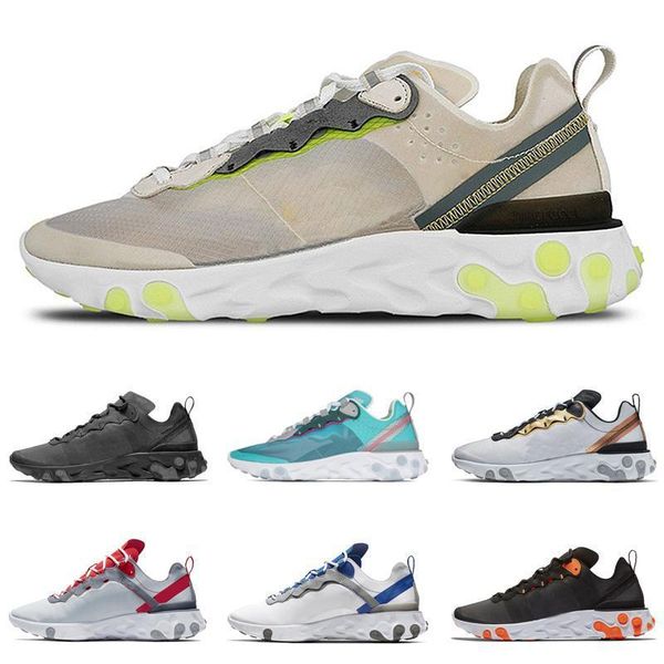 

реагировать элемент тайные мужчины кроссовки мужские кроссовки конструктора спорта mens тренер обувь парус хороший chaussure свободная перев