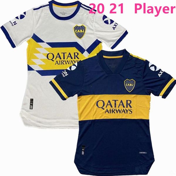 

версия для игрока 20 21 boca juniors maillots де нога футбола джерси salvio тевес de rossi 2020 2020 дом прочь футбола рубашки игрока, Black;yellow