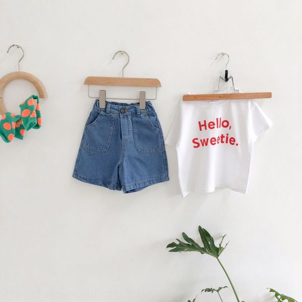 

hello necktie children's summer 2020 boys children's cotton t-shirt ' short sleeve boys' pure cotton t-shirt, Blue