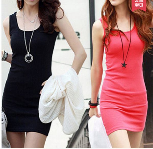 

summer long cropped solid low cut cotton t shirts tank solid self cultivati camisole womens vest plus size t shirt, White