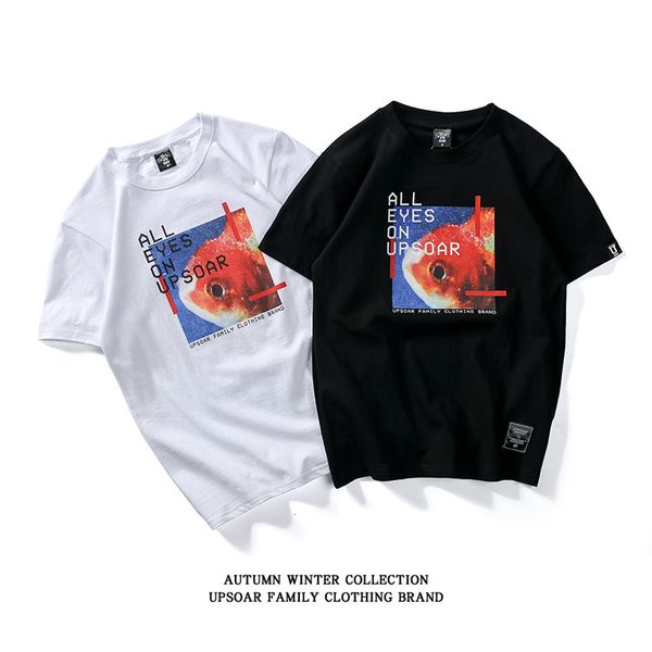 

men japanese harajuku t-shirts 2020 summer mens streetwear hip hop tshirts cotton letter print korean fashion tees sa-8, White;black