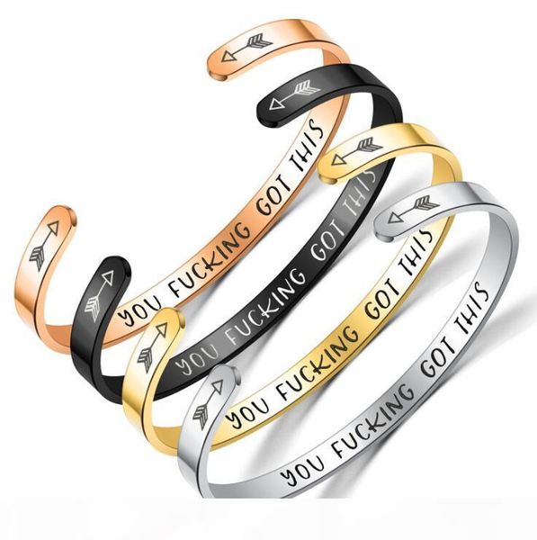 

2019 new new brands 6 colors luxury cz diamond g letter designer bangles 17cm stainless steel bracelet wholesale price, Black