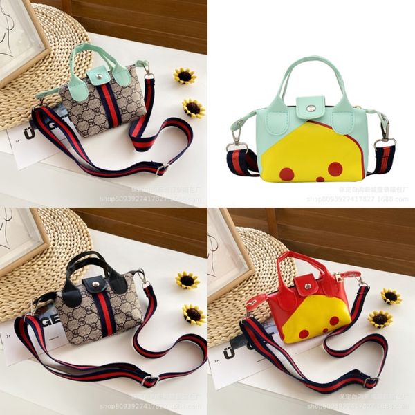 

kids girl transparent small square girls handbag one shoulder cross-body bag package girl bag messenger bags#435, Black