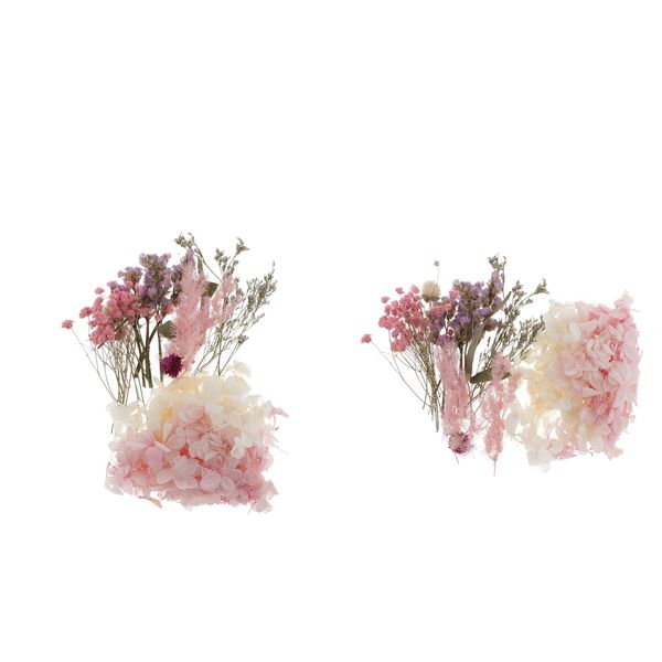 

2xnatural real dried pressed leaves flowers for art crafts candle soap cards