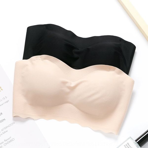 

sm1mc new shangpin less back-beautifying ice silk invisible underwear strap shoulder strap underwear non-slip one-piece off-shoulder wedding, White