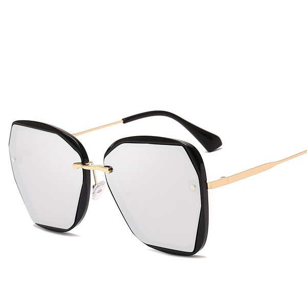 

2020 new women brand designer vintage sun glasses for women cat eye sunglasses fashion retro eyewear, White;black