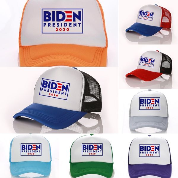 

m9b52 donald biden 2020 usa baseball camouflage cap flag mesh caps keep america great again snapback president embroidery hat, Blue;gray