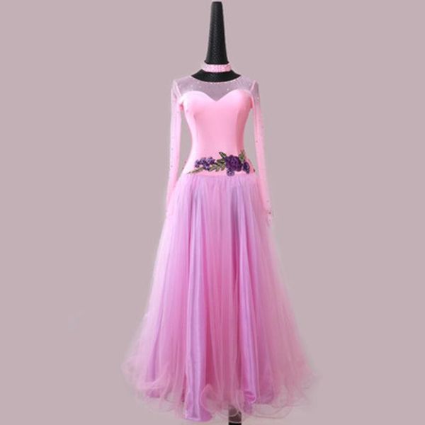 

modern dance dress new ballroom dance dress ballroom waltz, Black;red