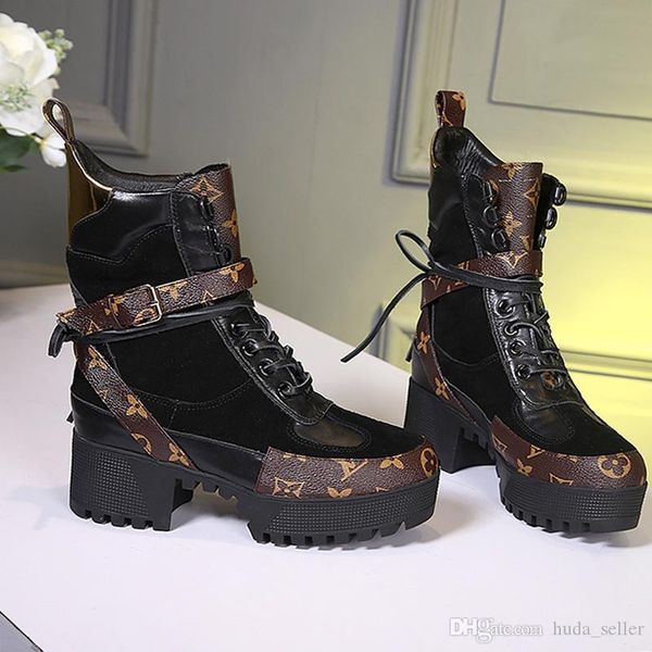 

women boots laureate platform desert boot womens shoes outdoor walking casual shoes plus size lace -up fashion women shoes with origin box