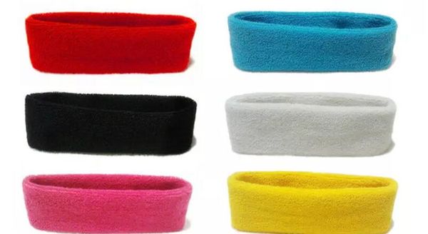 

sweat sweatband headband yoga gym stretch head band hair - randomly send designer head scarf designer elastic designer hair accessories