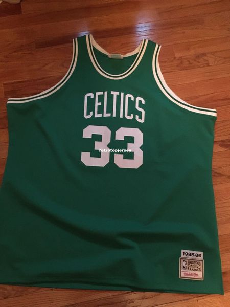 

mitchell and ness larry bird #33 sewn jersey mens vest size xs-6xl stitched basketball jerseys ncaa, Gray