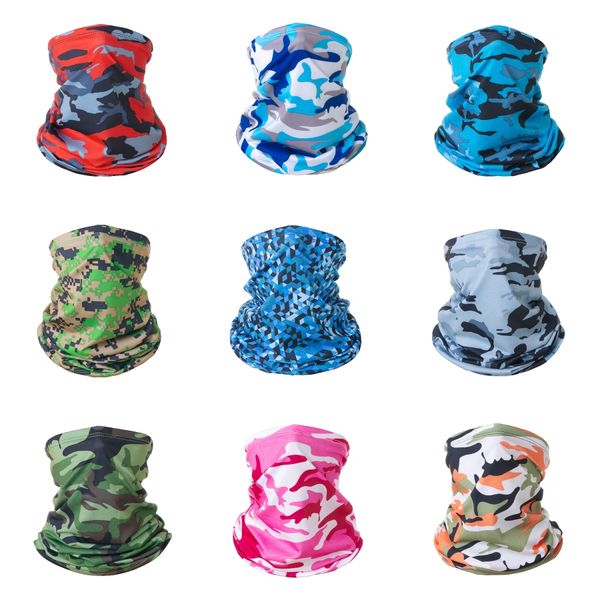 

symphony camouflage skull horror clown outdoor sports seamless breathable skull scarf sport magic fishing head skull scarf#650#945, Black