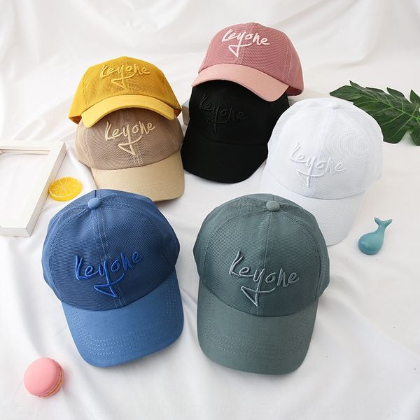 

сетки крышка лето новое письмо вышитые бейсболки дышащая студент спортивня 8t3sx детский солнцезащитный крем солнцезащитный шлем открытый ви, Yellow