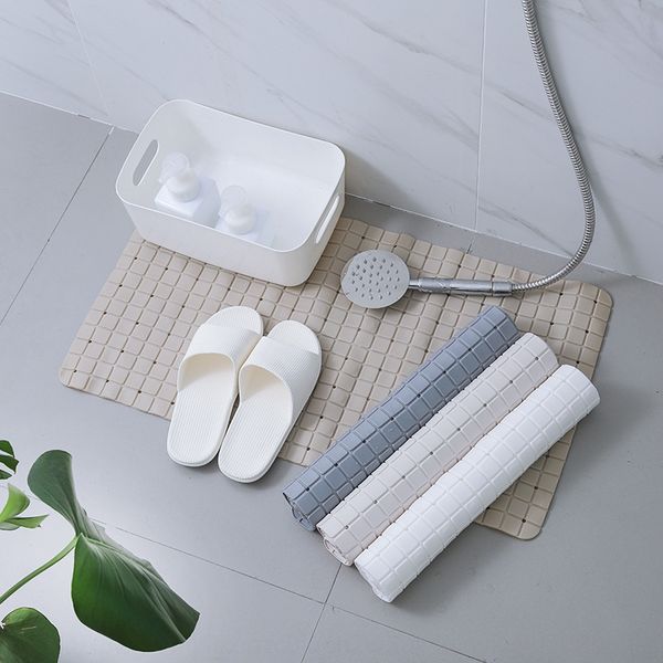 

6i1a3 2423 household toilet bath shower foot pad non-slip bathtub mat bathroom cylinder non-slip pad environmental protection pvc toilet suc