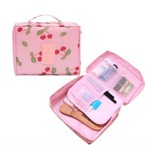 

korean multi-functional travel storage wash portable portable makeup bag printing waterproof storage bag