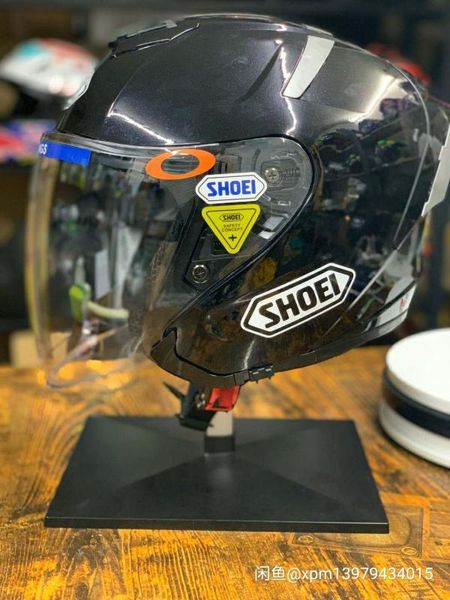 

open face двойной объектив двойной козырек шлема мотоцикла x14 x четырнадцать j-круиз черный глянец езда мотокроссу motobike шлем