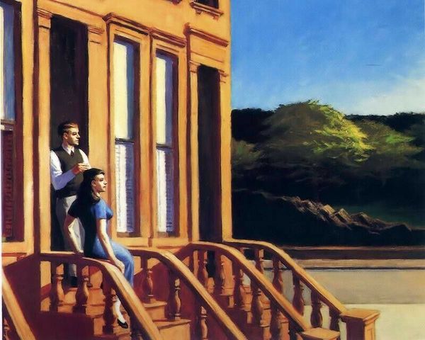 

edward hopper sunlight on brownstones home decor handcrafts /hd print oil painting on canvas wall art canvas pictures 200802