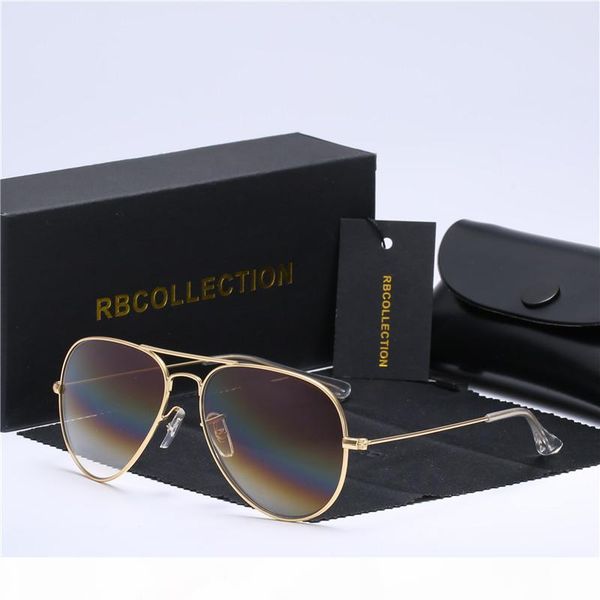 

2019 g15 glass lens designer brand sunglasses women men vintage aviation sunglasses feminin new shades, White;black