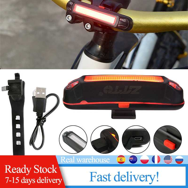 

usb rechargeable bike lights 100lm front/rear led lights with quick-release rubber strapfor bike safeguards your riding at night