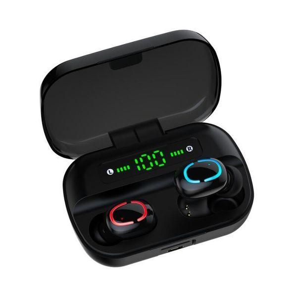 

hbq q82 wireless bluetooth 5.0 headphones tws in ear true wireless earbuds ipx7 waterproof earphones 8d stereo noise cancelling mzvem