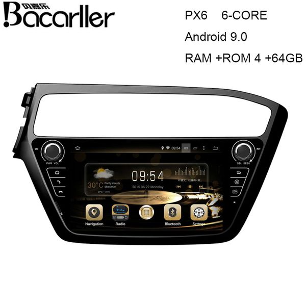 

px6 андроид 9.0 автомобиля dvd gps для i20 2020 поддержки lrd / rhd dsp / isp / радио / gps