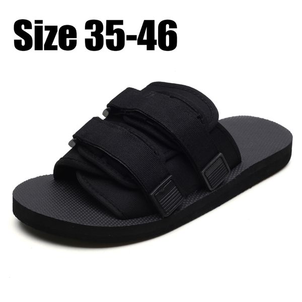 

sooneeya 2020 summer men slippers black canvas casual men shoes hook&loop beach lovers slippers summer flip flops size 35-46