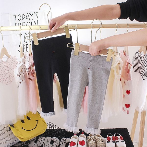 

8kvbn girls' leggings clothes baby tight autumn clothes tight pants spring and autumn baby girls' pants 2 little girls' leggi, Blue