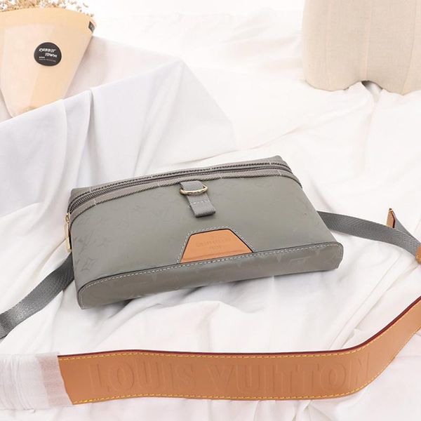 

drop ship men bags leather luxury design messenger bag zipper shoulder bags trend type mens shoulder bags with original box