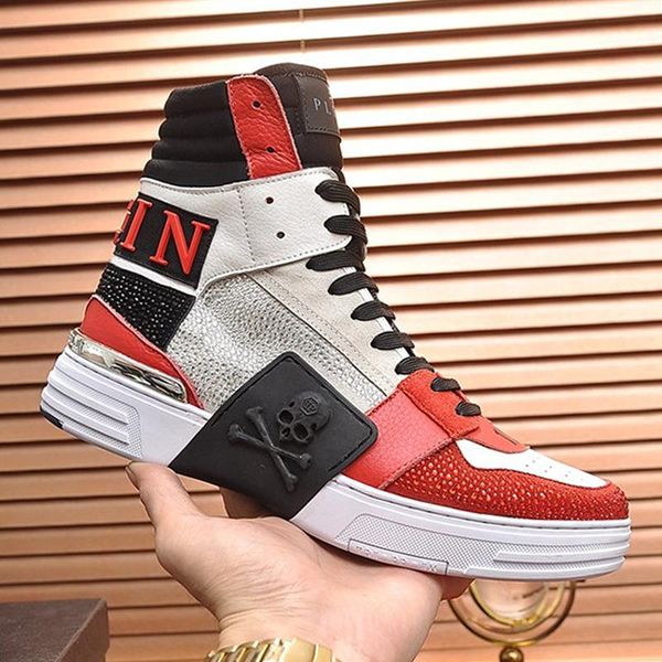 

mens shoes fashion boots lace -up zapatos de hombre phantom kick $hi -crystal mens shoes fashion herrenstiefel luxury d, Black