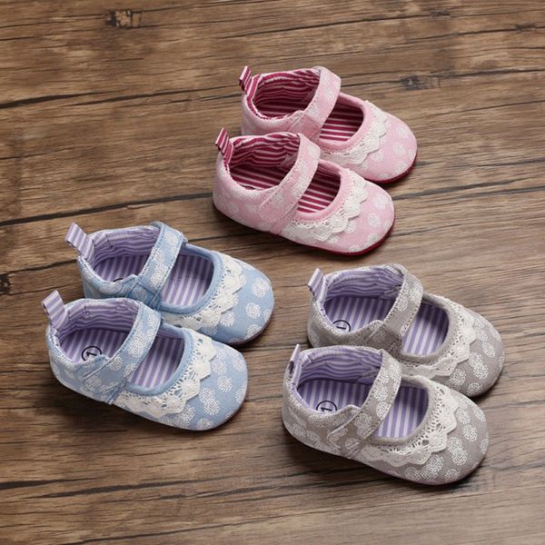 

first walkers baby girl shoes lace cute princess anti-slip born moccasins for girls toddler soft soled prewalk