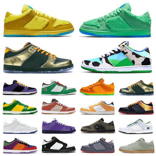 

men women chunky dunky dunk low brazil running shoes viotech shadow raygun tie dye black cement paris mens trainer sports sneakers