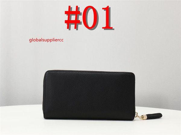 

new designer tote wallet leather men wallets for women men coin purse clutch bags with box