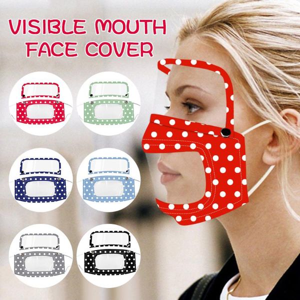 

reusable face mask fashion with smile clear window detachable eyeshield breathable masks for germ protection face maks bandana, Black