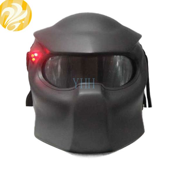 

helmet carbon fibre motorcycle iron man full mask racing black protect matte black
