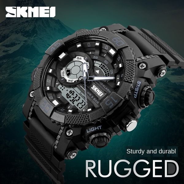 

hhr0e shimei men's waterproof electronic personalized outdoor sports multifunctional male student shimei men's waterproof electron, Blue