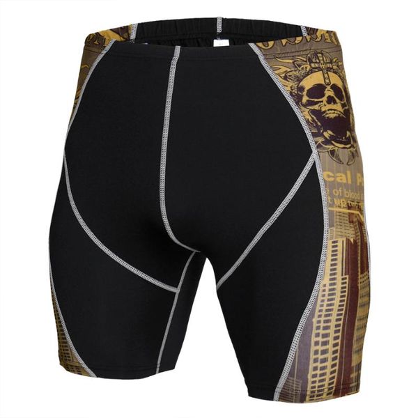

2020 bodybuilding men's short pants compression short pants professional fitness quick-dry men's, Black;blue