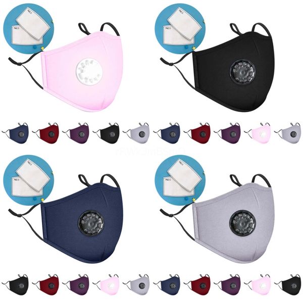 

50 1pcs face mask designer printed face mask 3 ply shipping blue masks block dust air pollution filter non oily particulate#942, Black