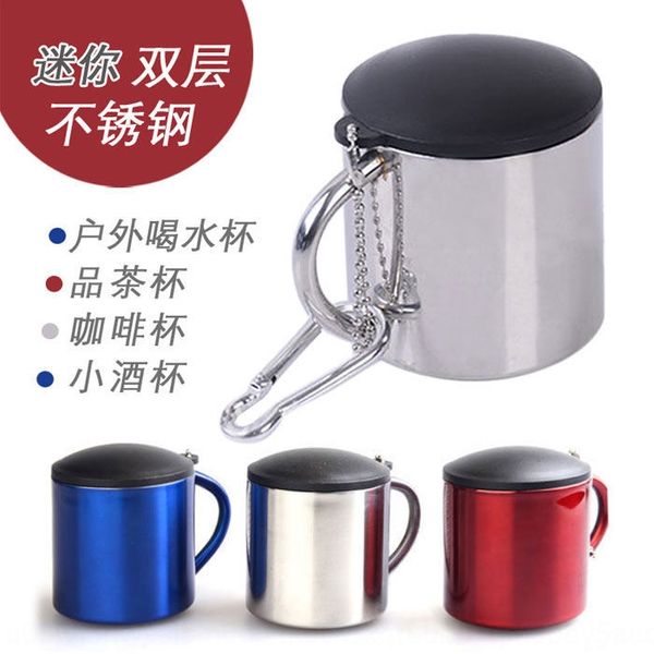 

special offer 304 stainless steel cup outdoor camping tea coffee coffee cup 130ml