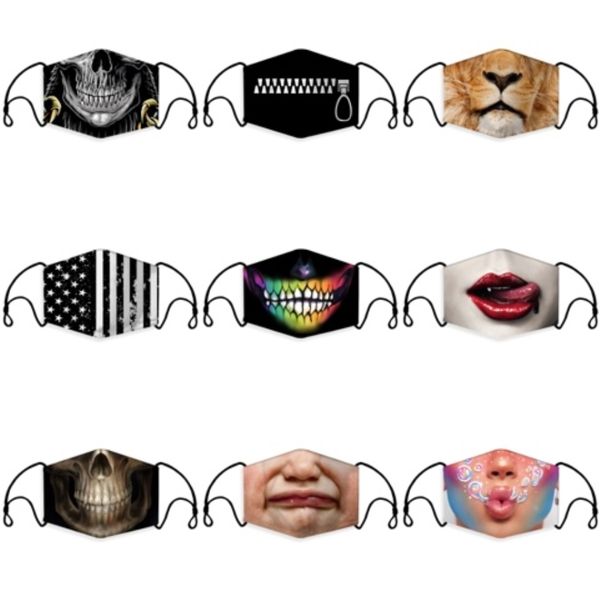 

face mask s cartoon printed mouth mask boys and girls dustproof infant breathable protective mask xhh9-3034#875