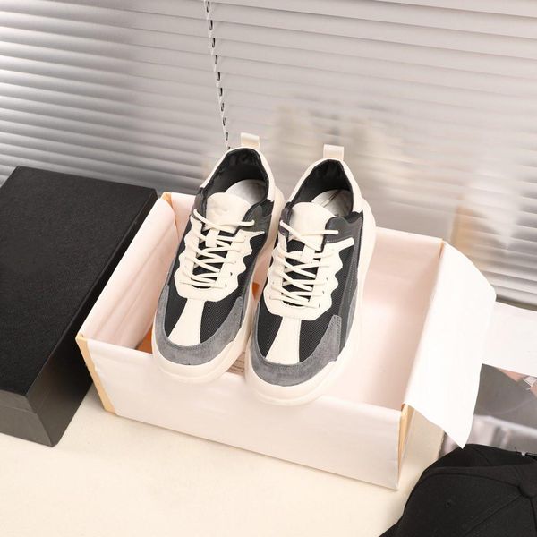 

2020 designer prax 01 kleather and crocodile sneakers men's shoes drop ship casual breathable lace-up fashion design men shoes outdoo, Black