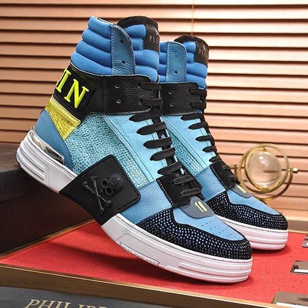 

fashion casual shoes for men luxury outdoor trainer flats platforms zapatos de hombre phantom kick $hi -crystal mens fashion boots sale, Black