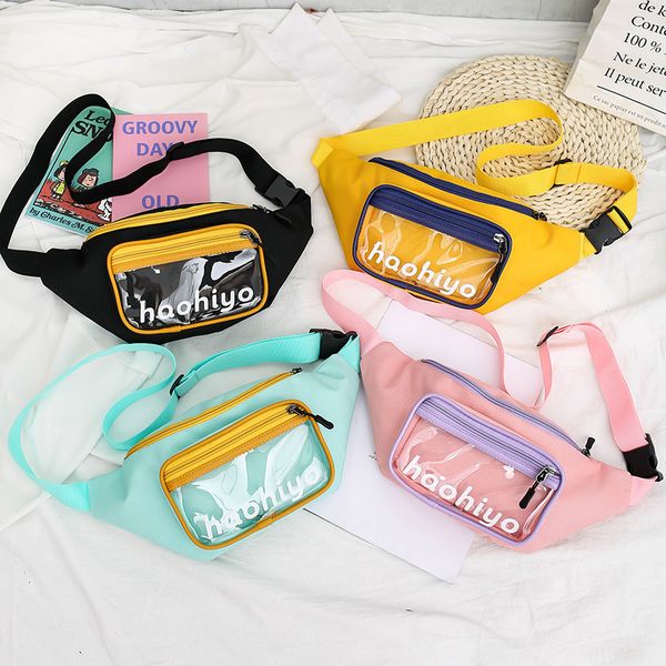 

new messenger bag, shoulder bag, canvas bag, moisture- clear jelly waist bag