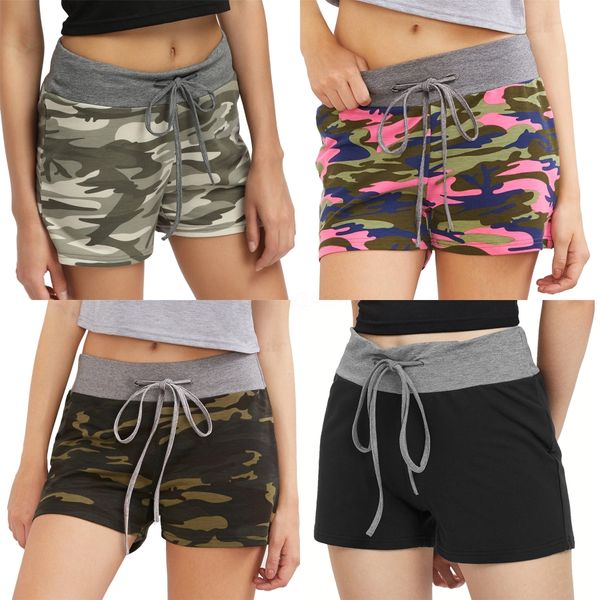 

fashion women lady shorts elastic waist trousers casual shorts high waist short beach bow shorts summer#4091, White;black