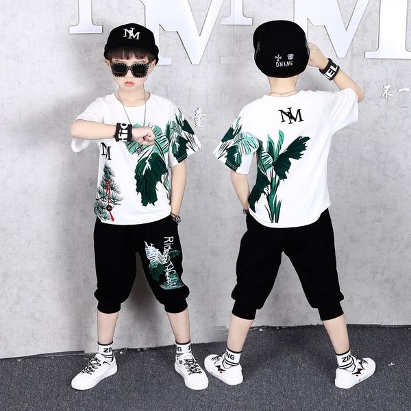 

children's suit boys summer clothes in the big 2020 new suits for boys and girls and girls casual kids short-sleeve two-piece