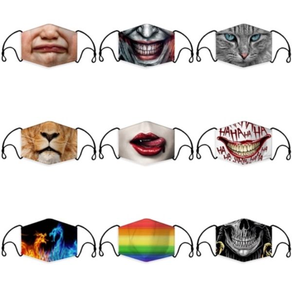 

fashion sun uv protective haze masks dual color folded type dust face mouth mask anti droplet windproof 2 2cr e19#380