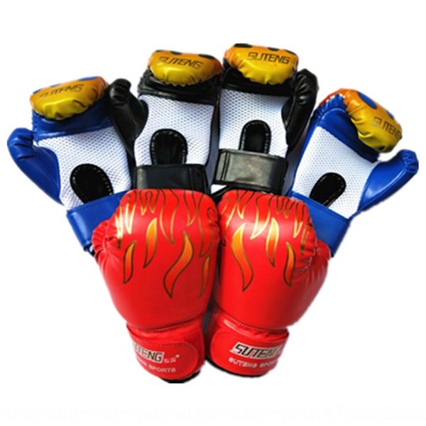 

suteng flame children's mesh sanda combat children sandbag gloves and gloves boxing sleeve sponge foam molding liner